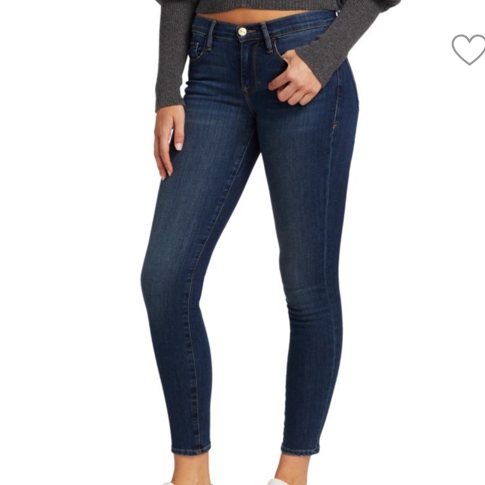 Frame Dark wash Le Skinny de Jeanne